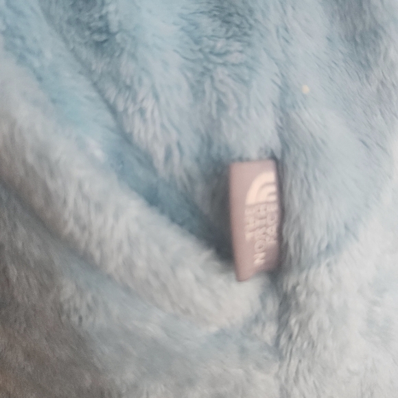 The North Face Girls Sz Large Blue 1/4 Zip Pullover - Picture 5 of 10